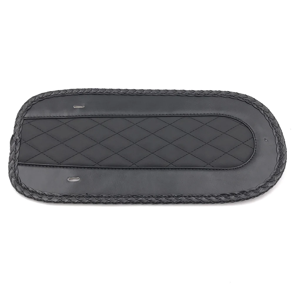 Нагрудник для заднего крыла мотоцикла из черной кожи с бриллиантами Harley-Davidson Touring