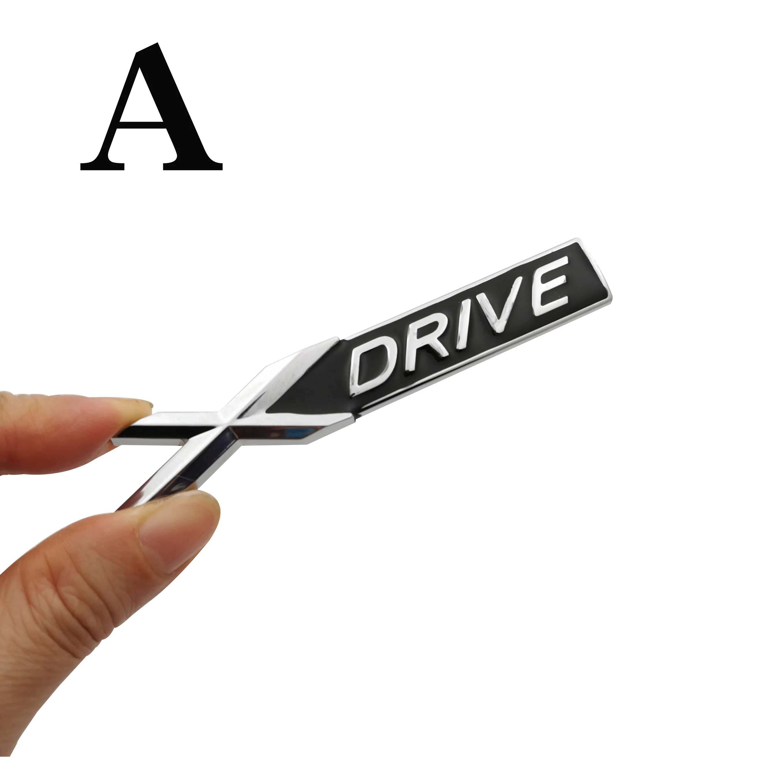 3D черная металлическая хромированная матовая наклейка Xdrive X Drive Sdrive S с эмблемой 3 4