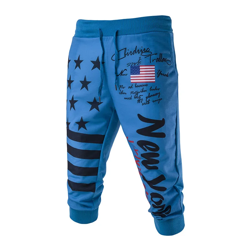 New Men's American Flag Print Fashion Casual Shorts | Мужская одежда