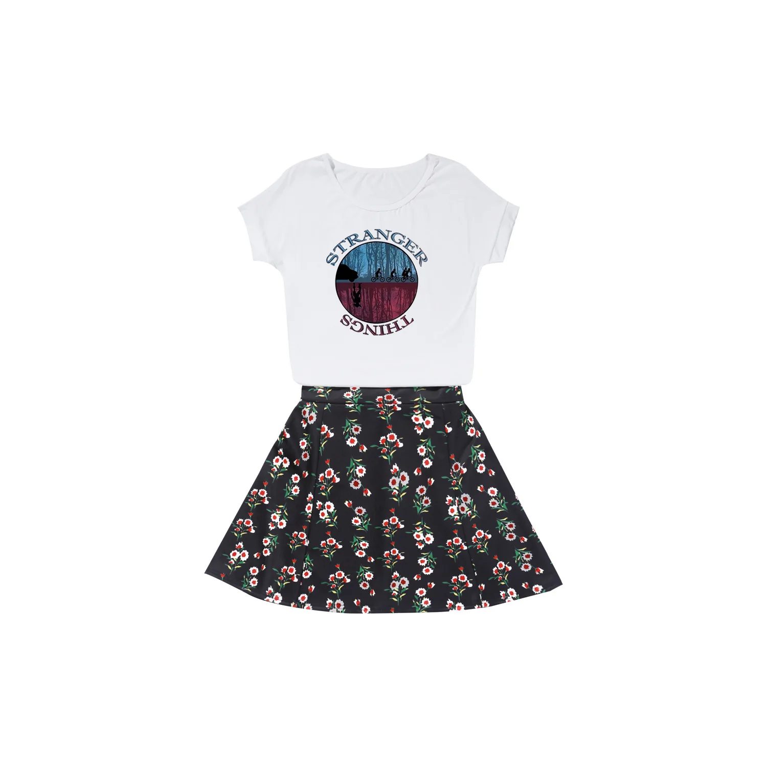 Очень странные дела комплект из двух предметов для женщин моды досуга