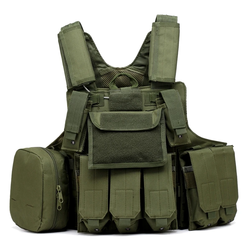 

Tactical Molle CIRAS Vest Plate Carrier Chest Rig Airsoft Vest Military Paintball Hunting Vest Mag Pouch Bag Adjustable Armor