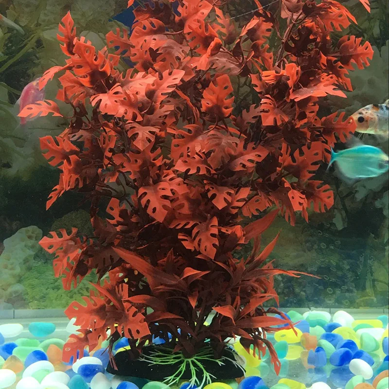 

Economical Aquarium Decor Fish Tank Decoration Ornament Handmade Plastic Plant Landscape Decorations ds99