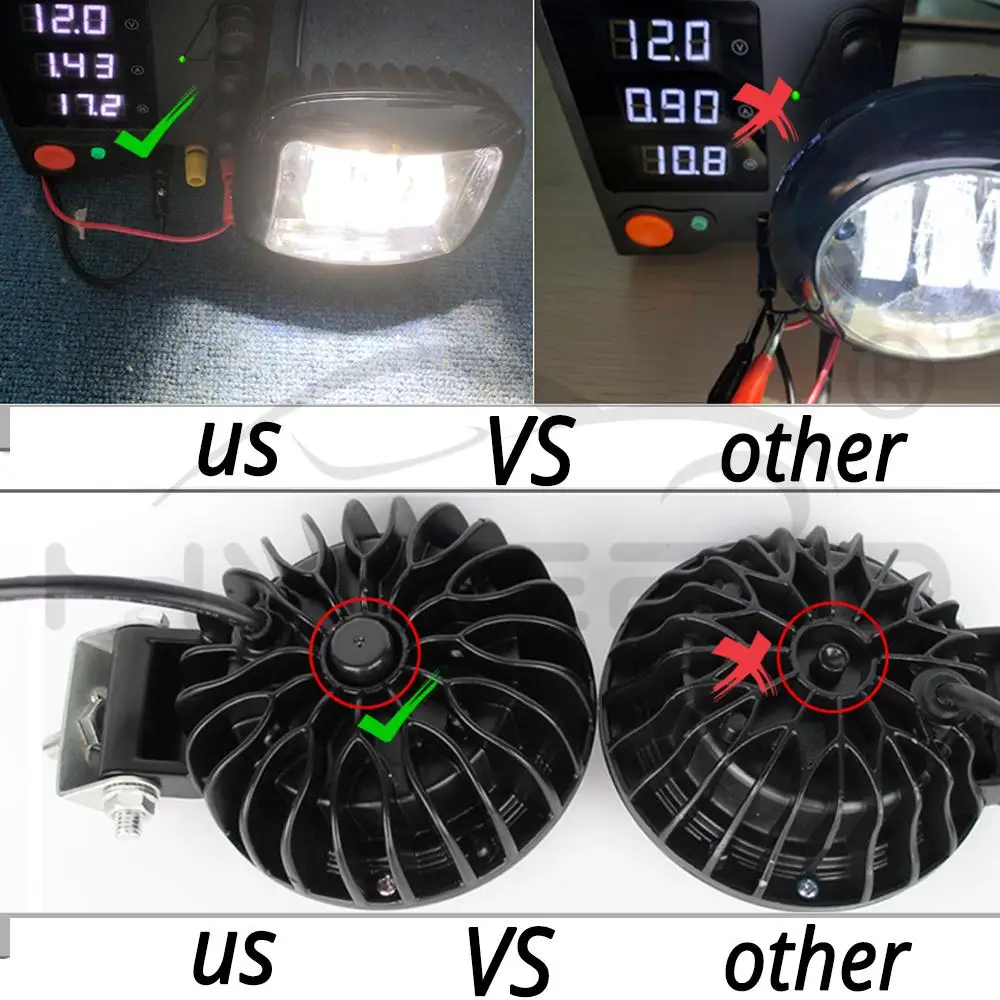 Рабочий светильник бар указатель поворота автомобильный 6D объектив 5 дюймов Led 4WD
