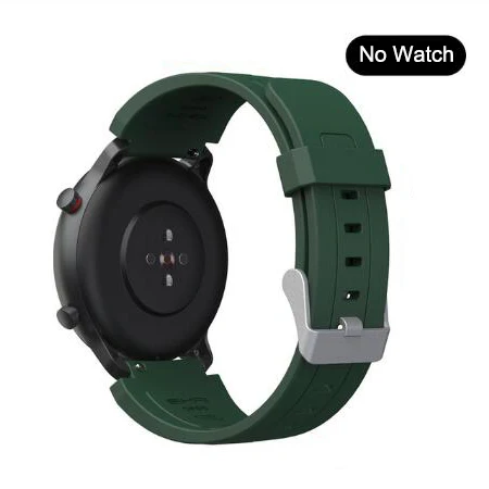 army green Для amazfit gtr 47 мм ремешок 22 мм 20 мм спортивный силиконовый ремешок для часов Huami amazfit gts/для amazfit gtr 42 мм умные аксессуары - Цвет: army green