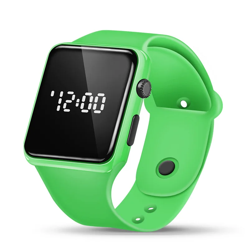 

100pcs / lot Korean square LED electronic watch boys and girls sports LED electronic watch
