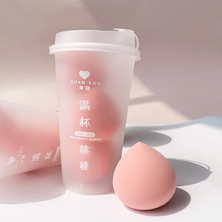 

Персиковый Розовый яйцо для макияжа супер мягкий персиковый макияж яйцо спонж для макияжа