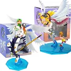 Экшн-фигурка аниме Digimon Adventure Angemon Angewomon, игрушка из ПВХ, коллекционные куклы, Такаши, Ягами, Хикари, 22-24 см