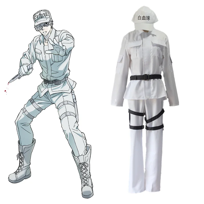 

Hot Amine Cells At Work Cosplay Costume Leukocyte White Blood Cell Cosplay Custome Hataraku Saibou Halloween Carnival Party WBC