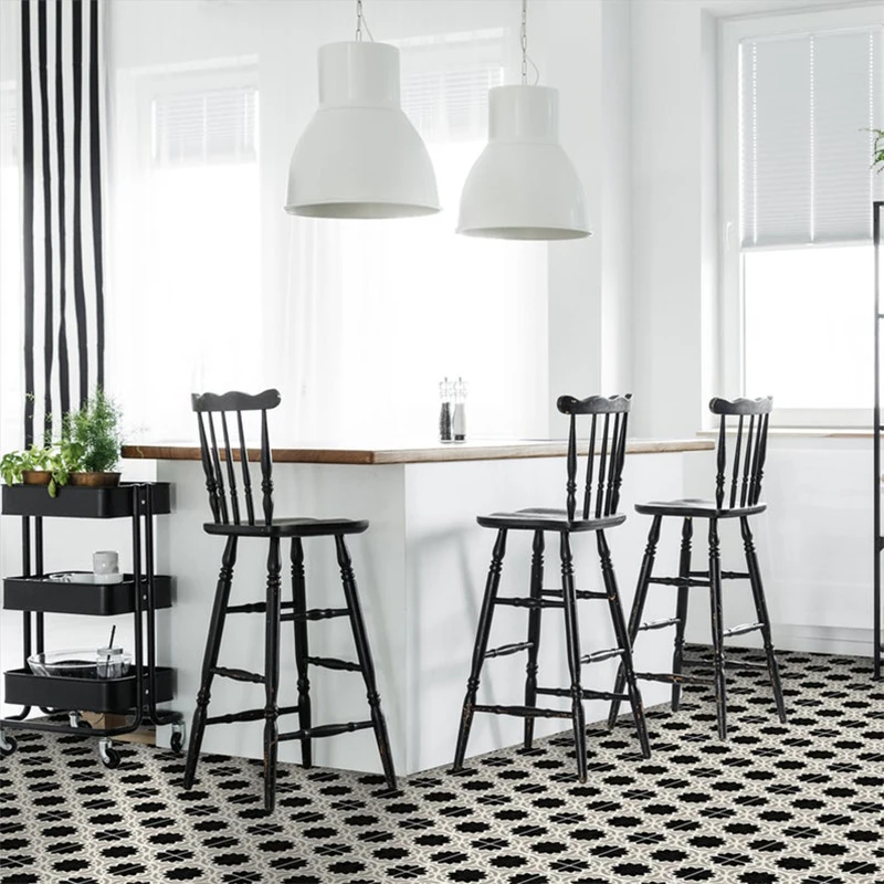 Ретро напольная плитка настенная наклейка для кухни ванной комнаты домашний