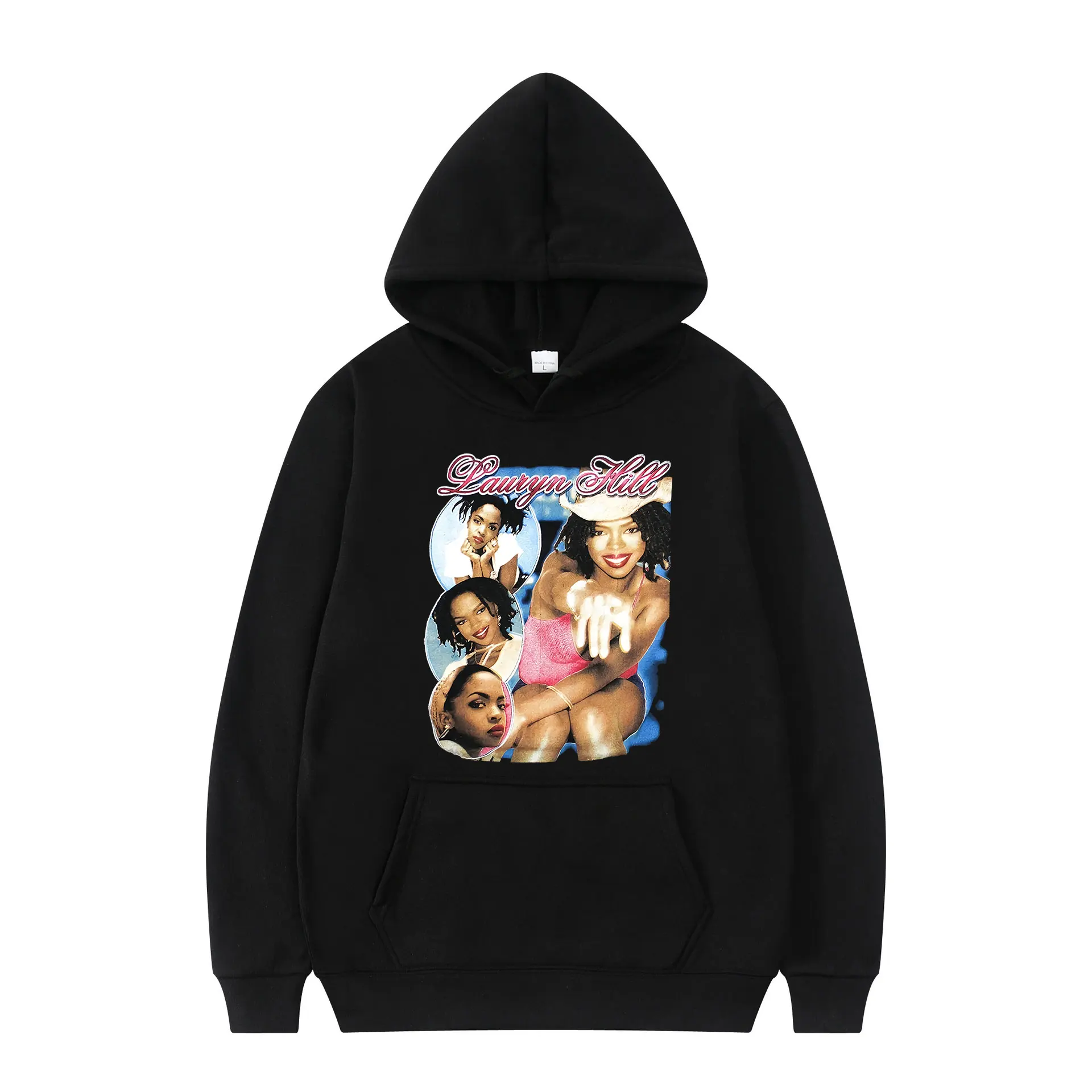

2021 New Style Popular Brand Couple Hoodies Lauryn Hill Printed Streetwear Oversize Clothes Long Sleeve Unisex Unique Trip Wears