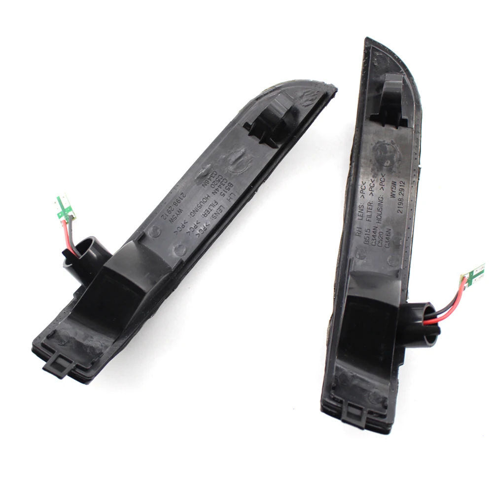 2 шт. поворотные сигнальные огни Светодиодный индикатор зеркала заднего вида для