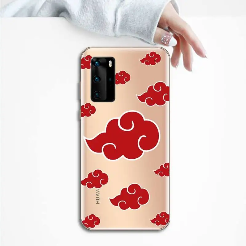 

Naruto logo sign eyes Phone Case Transparent for Huawei P20 P30 P40 honor 8 10i P smart 2019 Samsung A71 A21S S10 20 plus