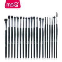msq professional 20pcs makeup brushes sets eye shadow eyelashes eyebrow lip cosmetic tool make up eyes detail brush kits