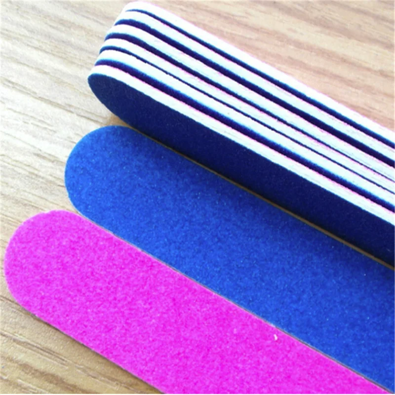 Двухсторонние пилочки для ногтей одноразовые маникюрные инструменты