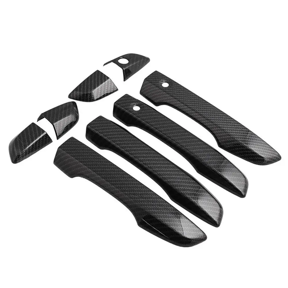 

100% Brand New Carbon Fiber Style Door Handle Cover Trim Auto Modified Decoration 4 Packs Suitable For Honda Civic 16-20
