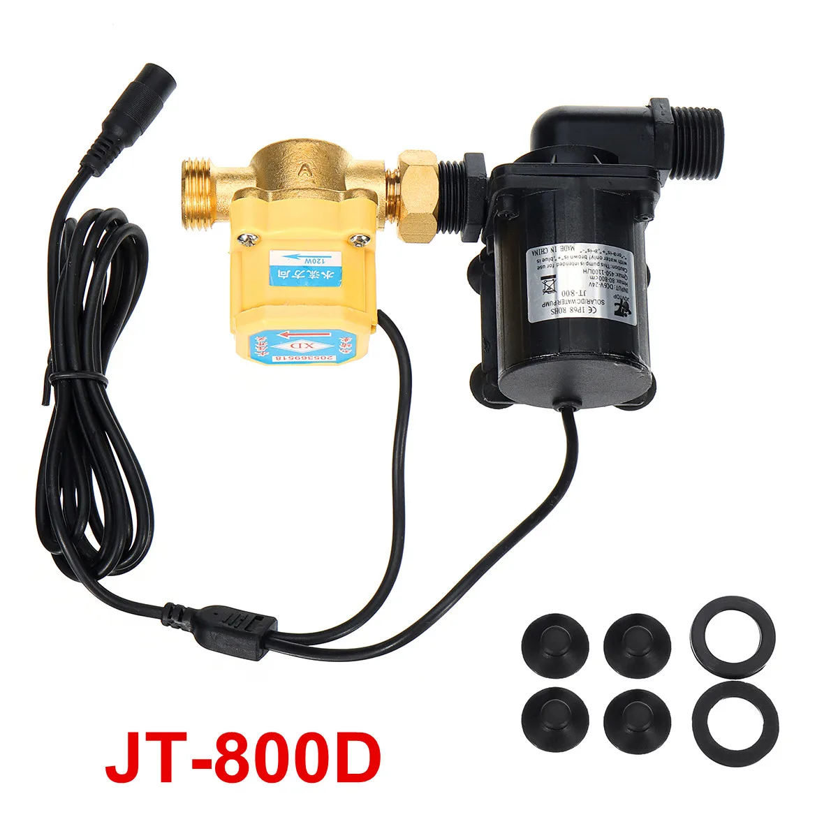 

DC Water Pump Solar Water Heater Shower Machine Booster Pump Ceramic Shaft Brushless Motor Pump With Water Flow Switch 6V-24V