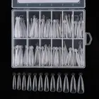 Инструмент для наращивания ногтей, 1 коробка, новинка, прозрачный заостренный многоразовый инструмент для наращивания ногтей, аксессуары для украшения ногтей