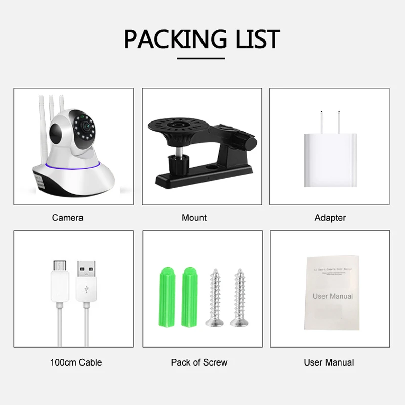 

FHD 1080P WiFi IP Camera Smart Home Security Surveillance CCTV 360 PTZ Baby Pet Nanny Monitor Wireless Wi Fi Cam Securite Kamera