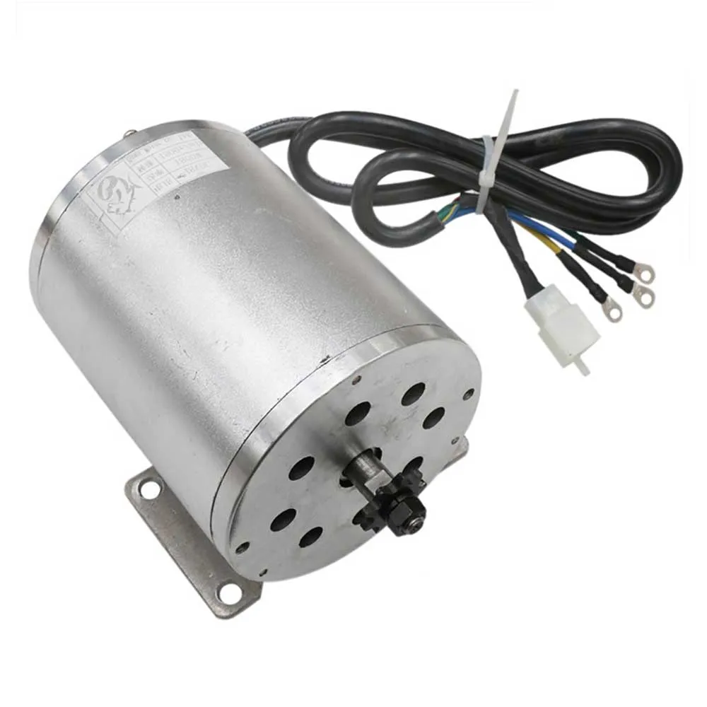 

3 скорости 1800 Вт 48В 9Т 3300 об/мин двигатель для электрического скутера Go Kart ATV Go Kart Quad Silver