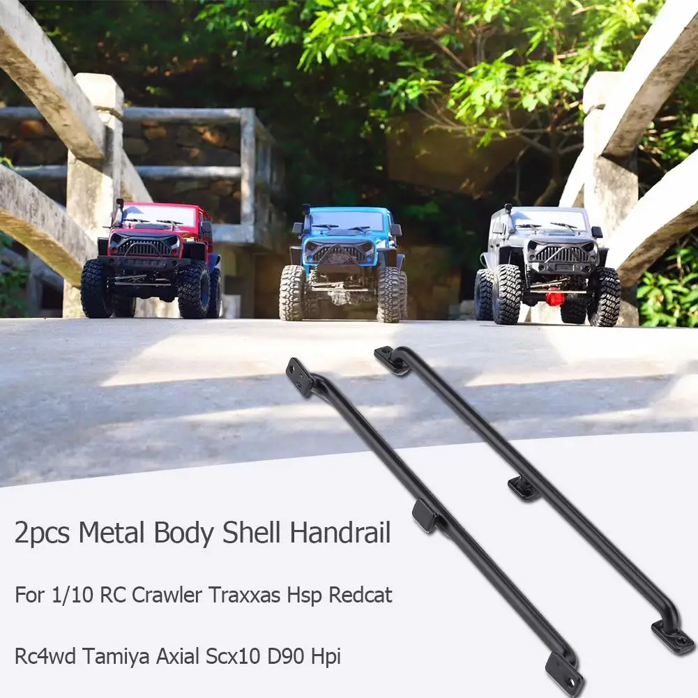 

2pcs 75mm/135mm/155mm Metal Body Shell Handrails for 1/10 RC Crawler Traxxas Hsp Redcat Tamiya Axial Scx10 D90 Hpi