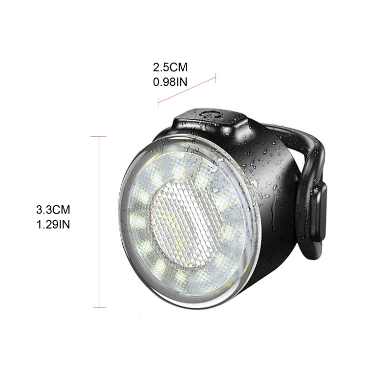 

Rechargeable Bright Bike COB Warning Tail Light Night Riding Waterproof Bicycle Taillight Easy Mount Outdoor Sports