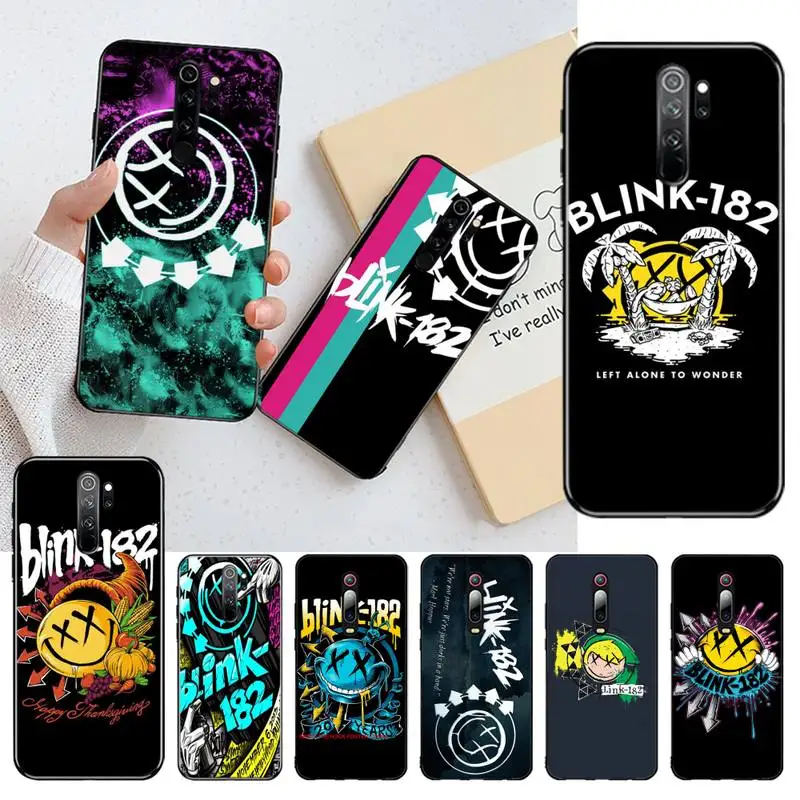

Punk Rock Band Blink 182 Soft Silicone Black Phone Case for Redmi Note 9 8 8A 8T 7 6 6A 5 5A 4 4X 4A Go Pro