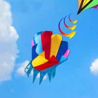 free shipping large rainbow kite nylon windsocks kites toy for kids fly parachute kites butterfly volantines paper dragon kite