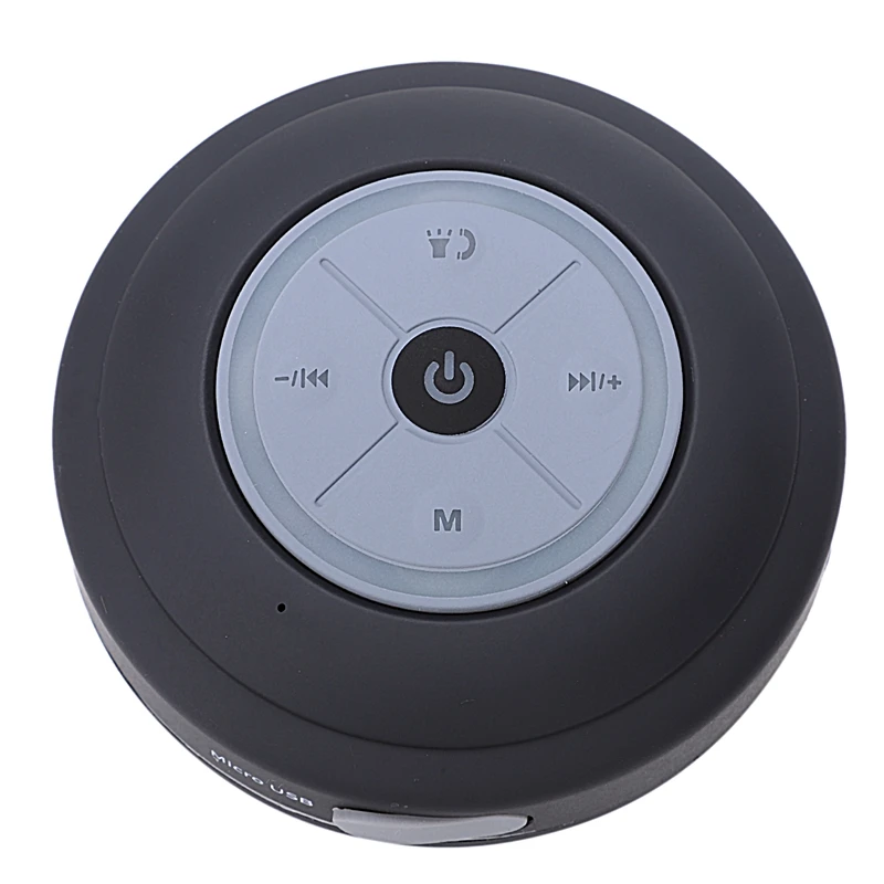 Мини водостойкая присоска Bluetooth Динамик со светодиодной Фонари автомобильные