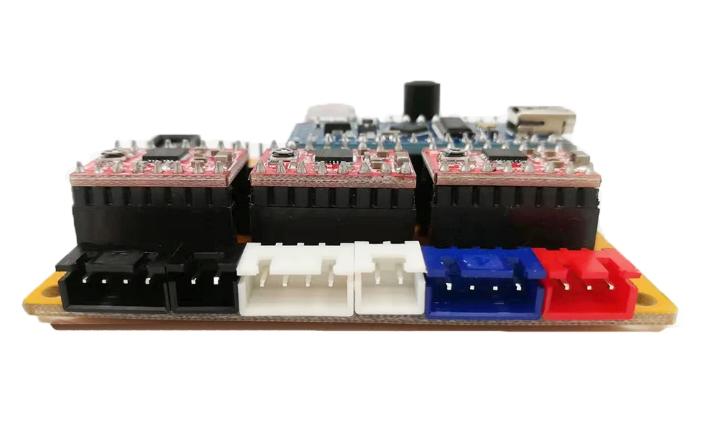 2 осевая панель управления USB+ GRBL офлайн ЖК-панель управления, ЧПУ лазерный резак гравировальный станок PCB материнская плата, лазерный шаговый двигатель контроллер управления