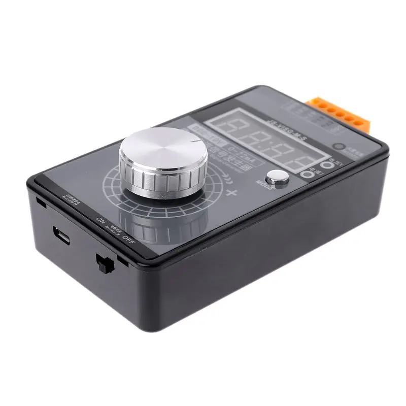 

High Precision Handheld Portable 0-10V 0-22mA Signal Generator Adjustable Current Voltage Analog Simulator With LED Display Y4QC