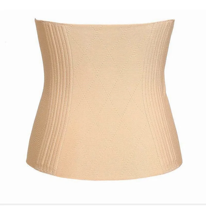 Seamless High Waist Body Waist Belts 16 Steel Boned Waist Training Corset One-piece Elastic Bands For Fitness Slim Shapewear