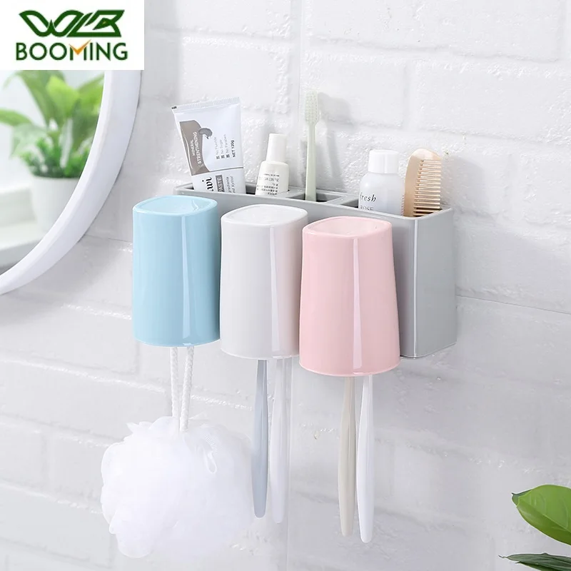 Подвесная полка для зубной пасты пластиковый органайзер хранения в ванной