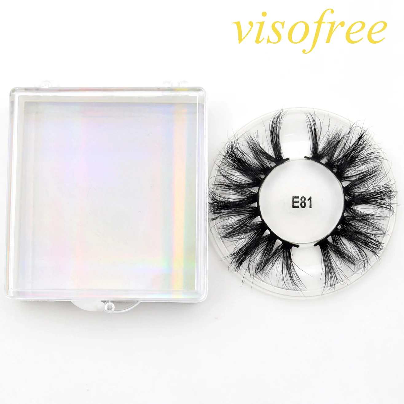 Объемные норковые ресницы visofree Экстра длинные большой эффектный лента накладных