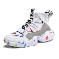 shoes men fashion high top socks shoes women sneakers lovers shoes soft casual shoes breathable walking flats big size35 47