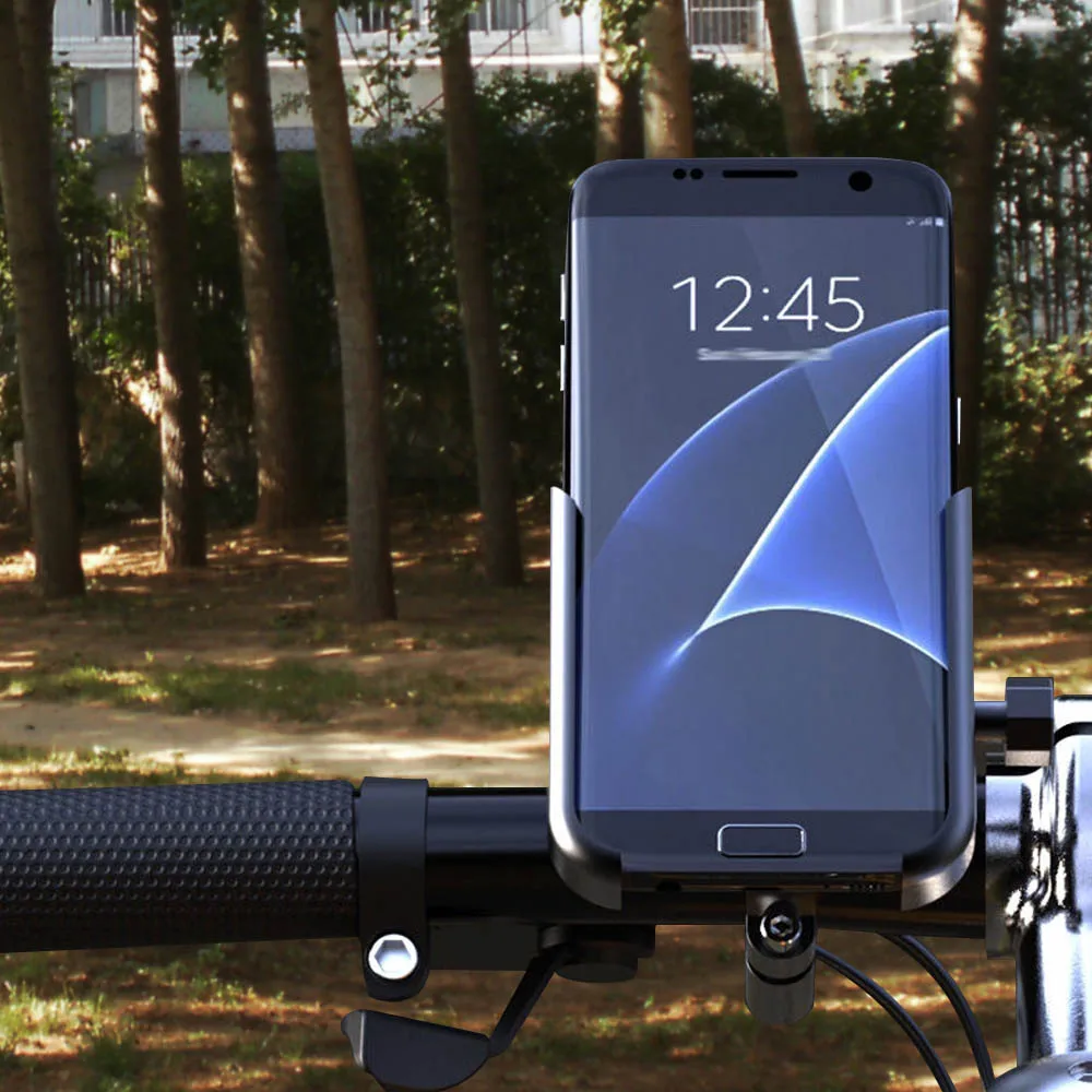 Держатель телефона для велосипеда алюминиевый с поворотом на 360 градусов |