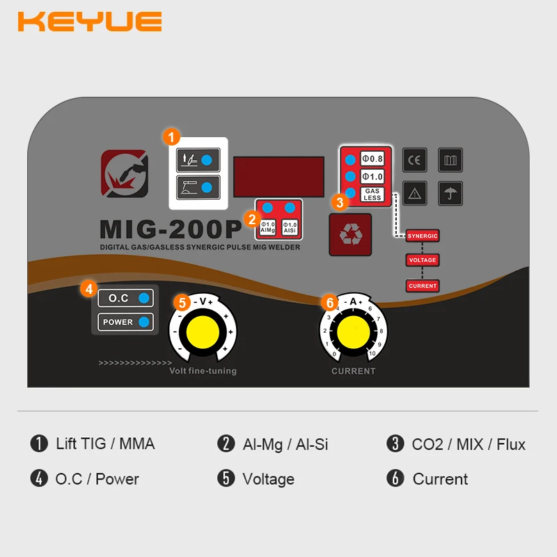 Инверторный импульсный однофазный сварочный аппарат 220 В многофункциональный
