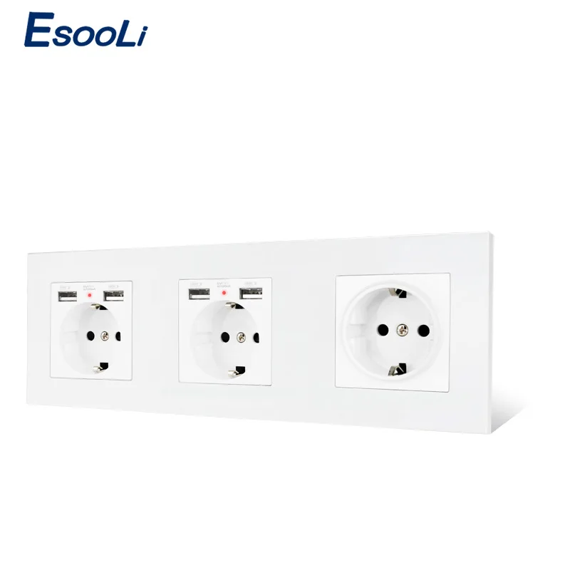 Esooli стены 16A ЕС Стандартный многоходовой Мощность разъем штепсельная вилка с
