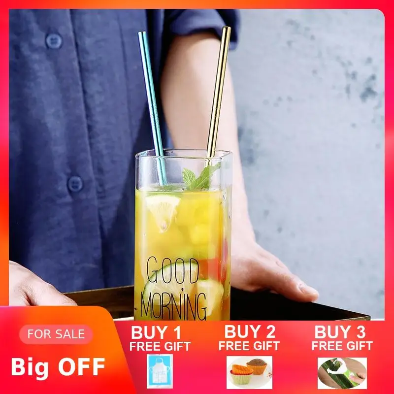 Металлическая многоразовая соломинка экологически чистая 304 из нержавеющей