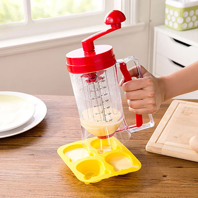 

Cream Separator Egg Liquid Pancakes Dispenser Cookie Muffins Baking Batter Dispenser Measuring Cup Kitchen Cooking Accessories