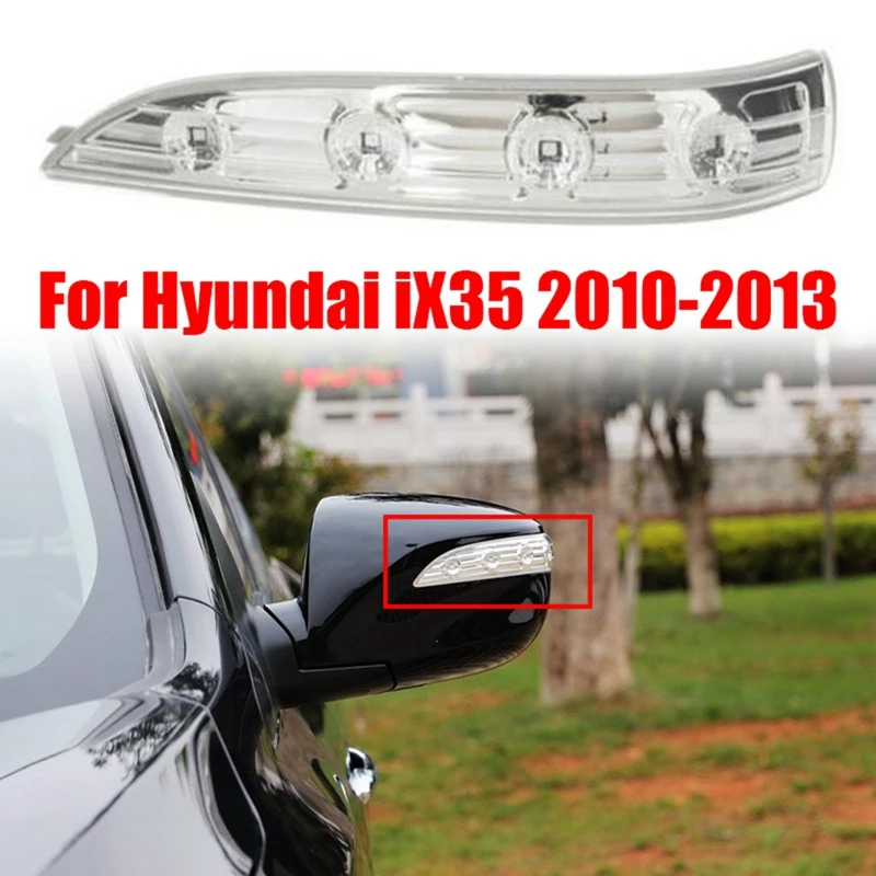 

AU04 -Car Outside Rearview Mirror LED Turn Signal Light Lamp LH RH for Hyundai IX35 2010-2013 876142S200 876242S200