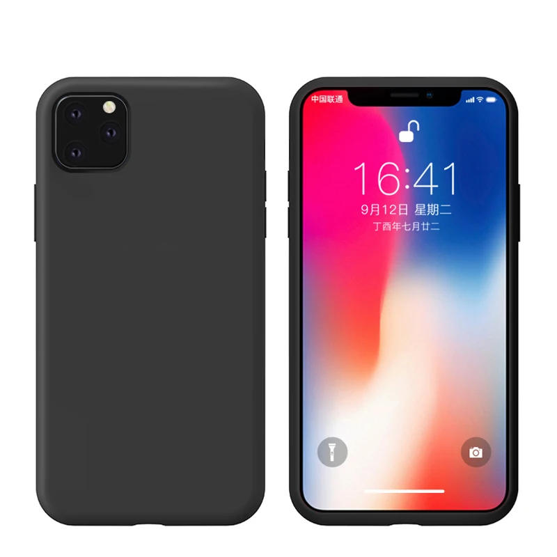 Силиконовый чехол для iPhone 11 Pro Max XS XR X max 6 6s 7 8 plus|Бамперы| |