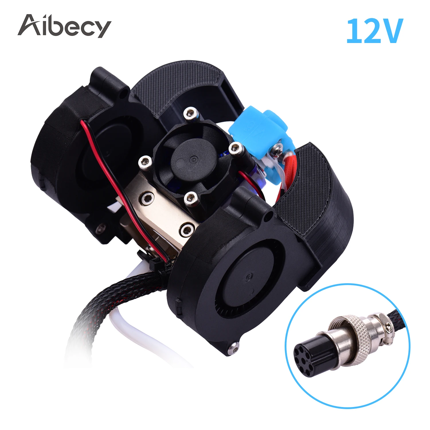 Aibecy Ender Полный Собранный экструдер Hotend комплект с алюминиевым нагревательным
