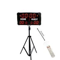 modern portable electronic digital baseball scoreboard clock led scoreboard with stand
