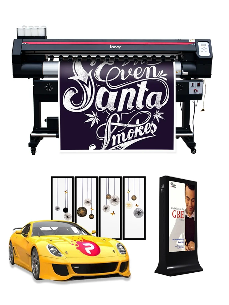 1.6M Cmyk Printer Eco Solvent Printer 160Cm Billboard Canvas Sign