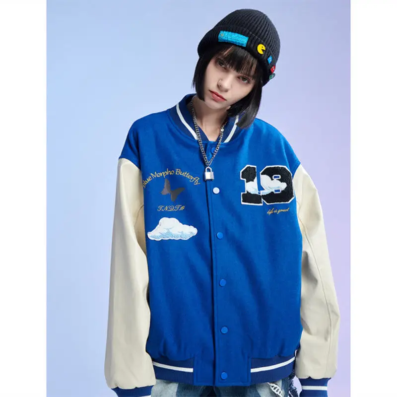 Женская Вельветовая куртка-бомбер в стиле Харадзюку | одежда