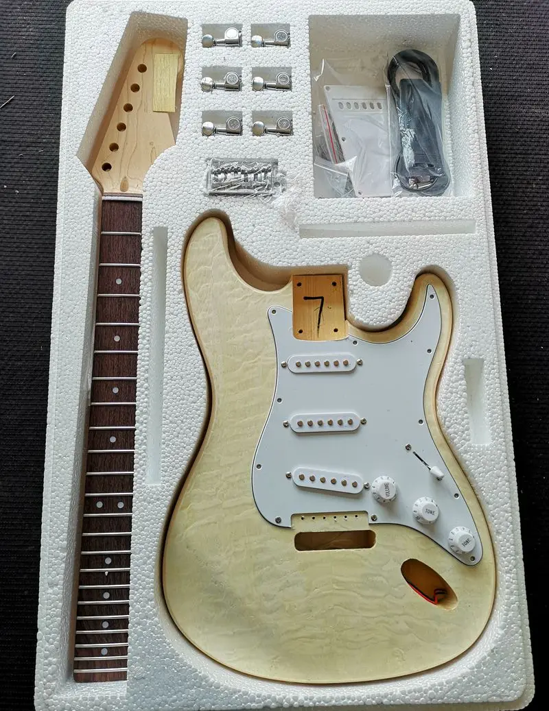 Электрогитара FLAMEMPALE/Водная пульсация набор для самостоятельной сборки корпус из