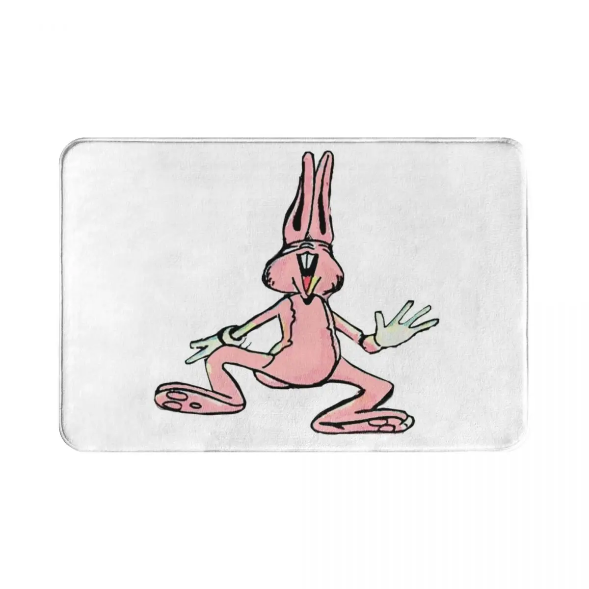 Розовый коврик для ног ванной из полиэстера впитывающий вход кухня спальня