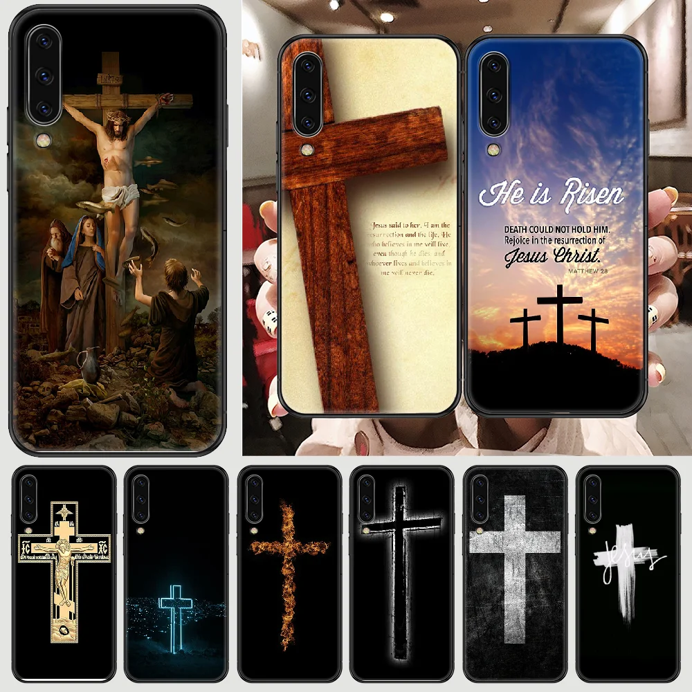 Христианский Крест чехол для телефона Samsung Galaxy A 3 5 7 8 10 20 21 30 40 50 51 70 71 E S 2016 2018 4G