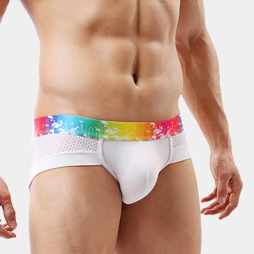 

Practical Men Panties Colorful Waistband Cloth Male Pants Underwear Underwear Pants Underwear