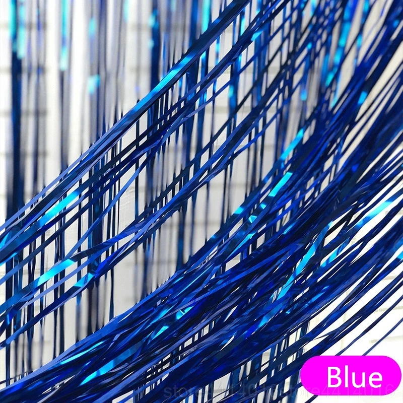 2 м/3 м розовый Золотой Радужный фон с блестками фольга полосатый провод шторы